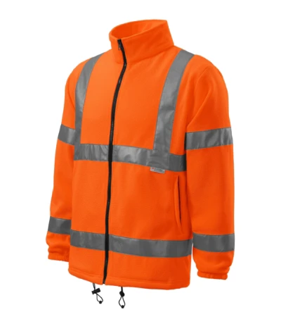 HV Fleece Jacket Polár unisex fluoreszkáló narancssárga 