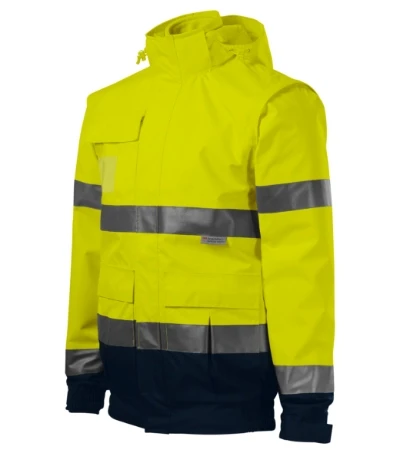 HV Guard 4 in 1 Jacket unisex fluoreszkáló sárga 