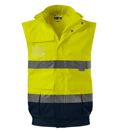 HV Guard 4 in 1 Jacket unisex fluoreszkáló sárga 