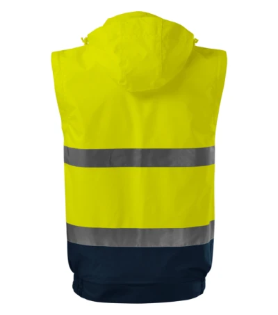 HV Guard 4 in 1 Jacket unisex fluoreszkáló sárga 