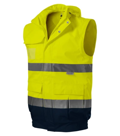 HV Guard 4 in 1 Jacket unisex fluoreszkáló sárga 