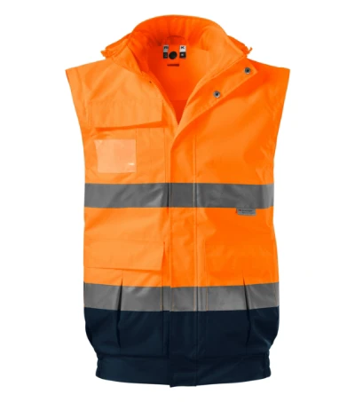 HV Guard 4 in 1 Jacket unisex fluoreszkáló narancssárga 
