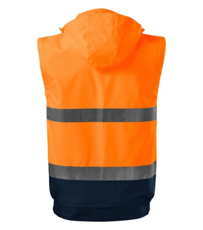 HV Guard 4 in 1 Jacket unisex fluoreszkáló narancssárga 
