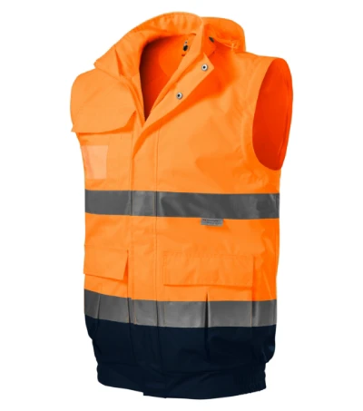 HV Guard 4 in 1 Jacket unisex fluoreszkáló narancssárga 