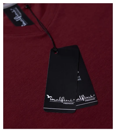 Action V-neck Póló férfi garnet 