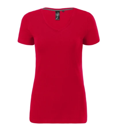 Action V-neck Póló női F1 piros 