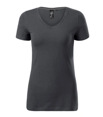 Action V-neck Póló női light anthracite 