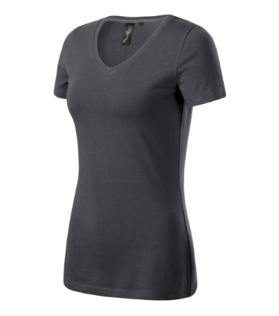 Action V-neck Póló női light anthracite 