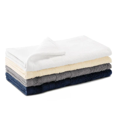 Organic (GOTS) Kis törülköző unisex tengerészkék 