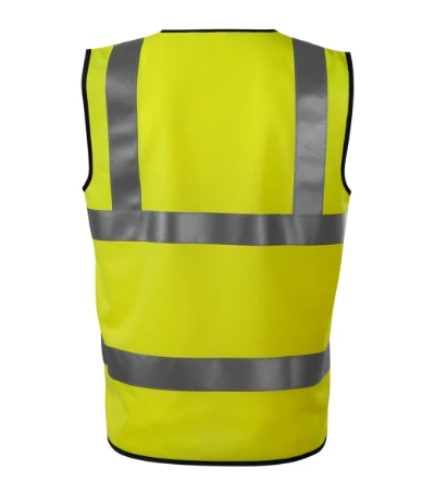 HV Bright Biztonsági mellény unisex fluoreszkáló sárga 