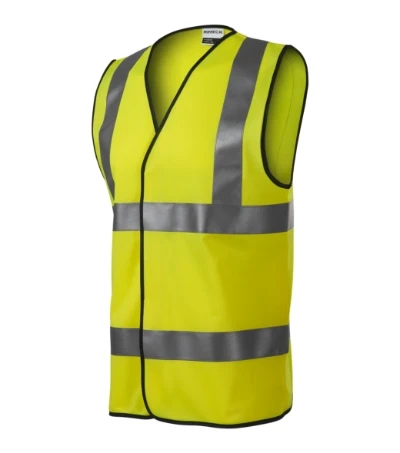 HV Bright Biztonsági mellény unisex fluoreszkáló sárga 