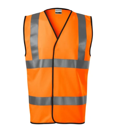 HV Bright Biztonsági mellény unisex fluoreszkáló narancssárga 