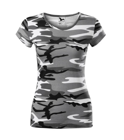 Camo Pure Póló női szürke terepszín 