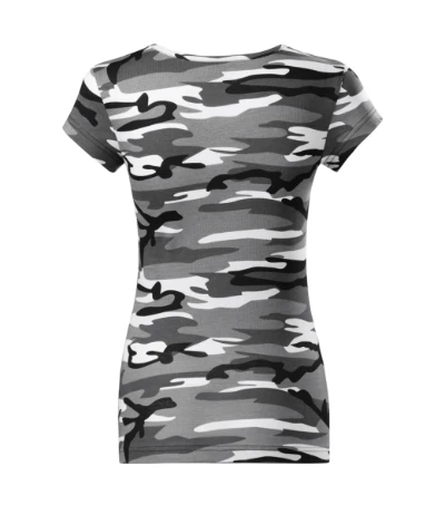 Camo Pure Póló női szürke terepszín 