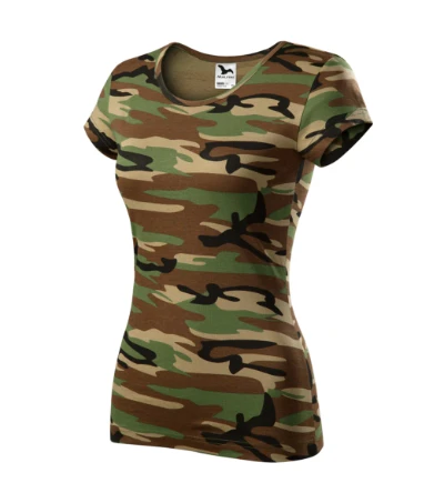 Camo Pure Póló női barna terepszín 