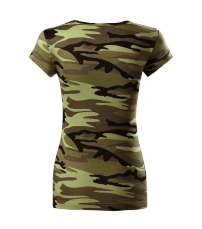Camo Pure Póló női zöld terepszín 