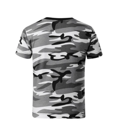 Camouflage Póló gyerek szürke terepszín 