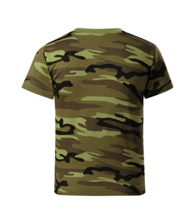 Camouflage Póló gyerek zöld terepszín 
