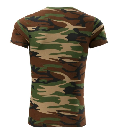 Camouflage Póló unisex barna terepszín 
