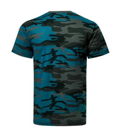 Camouflage Póló unisex camouflage petrol 