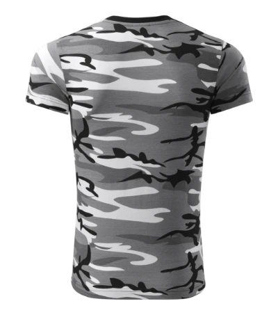 Camouflage Póló unisex szürke terepszín 
