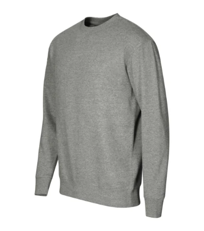 Crew Felső unisex sötétszürke melírozott 