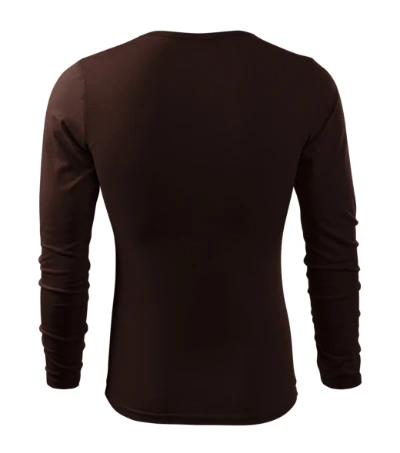Fit-T LS Póló férfi kávé 