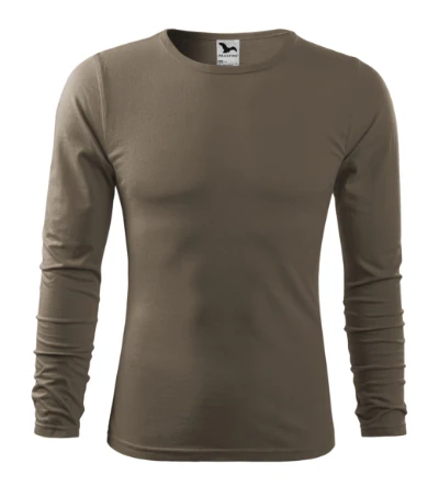 Fit-T LS Póló férfi army 