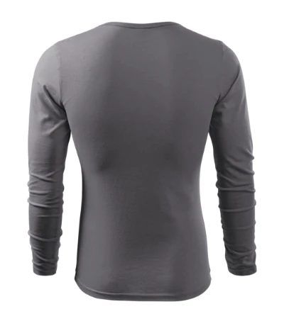 Fit-T LS Póló férfi acélszürke 