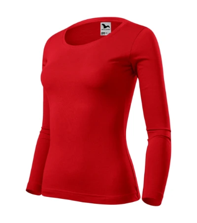 Fit-T LS Póló női piros 