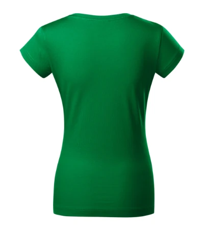 Fit V-neck Póló női fűzöld 