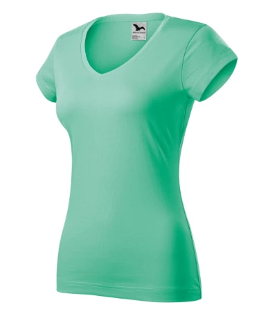 Fit V-neck Póló női menta 