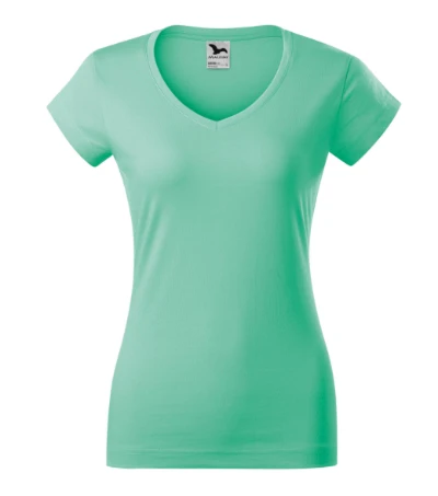 Fit V-neck Póló női menta 
