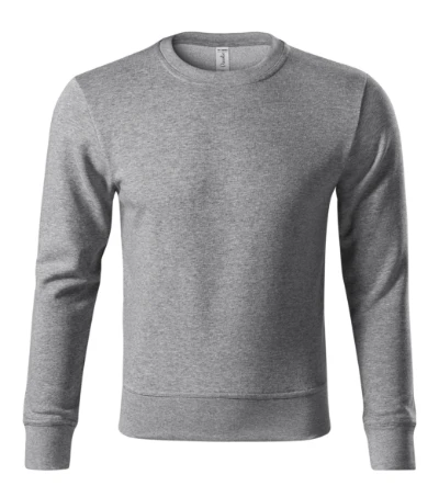 Zero Felső unisex sötétszürke melírozott 