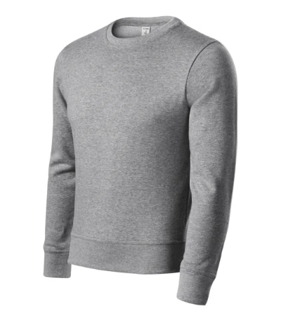 Zero Felső unisex sötétszürke melírozott 