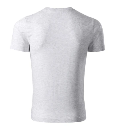 Peak Póló unisex világosszürke melírozott 