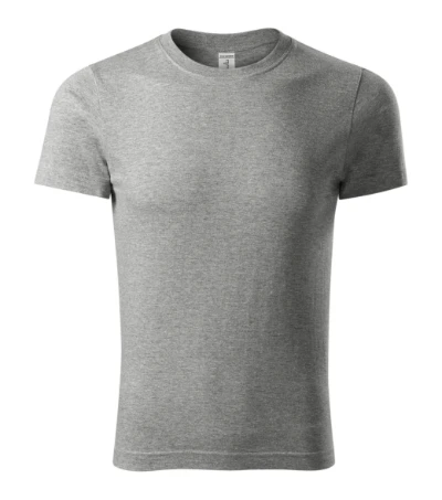 Peak Póló unisex sötétszürke melírozott 