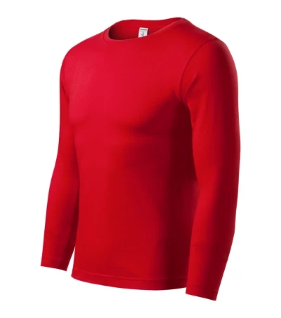 Progress LS Póló unisex piros 