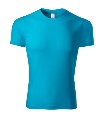 Pixel Póló unisex türkiz 