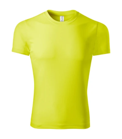 Pixel Póló unisex neon sárga 