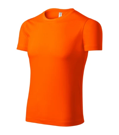 Pixel Póló unisex neon narancssárga 