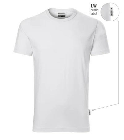 Resist heavy Póló férfi fehér 00 (brand label) 