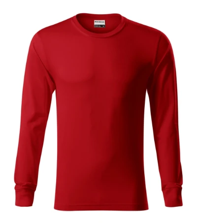 Resist LS Póló unisex piros 