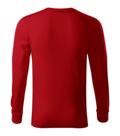 Resist LS Póló unisex piros 