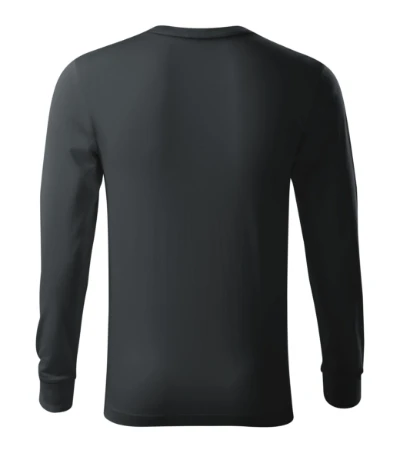 Resist LS Póló unisex ébenszürke 