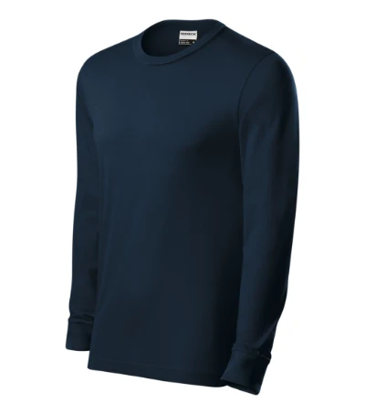 Resist LS Póló unisex tengerészkék 02 (brand label) 