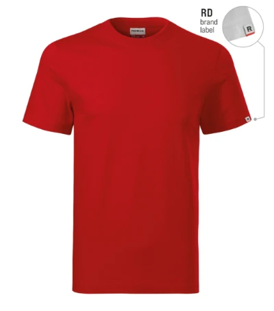 Base Póló unisex piros 07 (brand label) 