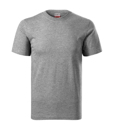Recall Póló unisex sötétszürke melírozott 