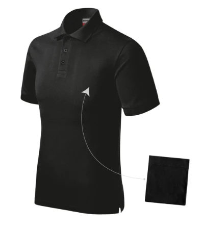 Resist Heavy Polo Galléros póló férfi fekete 