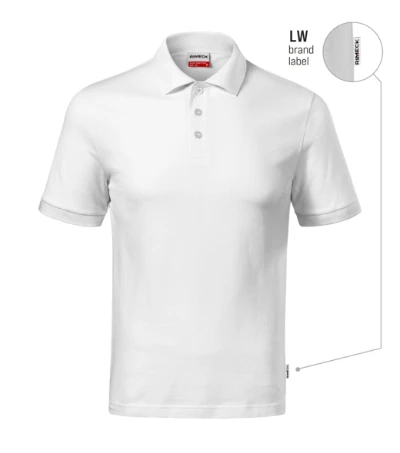 Resist Heavy Polo Galléros póló férfi fehér 00 (brand label) 